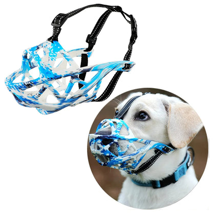 Pet Dog Basket Muzzle – Upgraded Adjustable Breathable Design for All Sizes