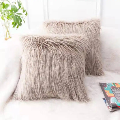 Ultra-Soft & Stylish Luxury Faux Fur Throw Pillow