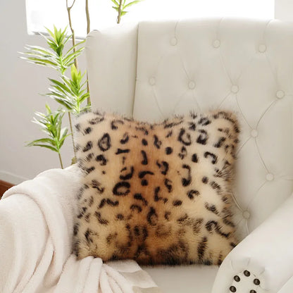 Luxurious Faux Fur Pillow Cushion Case Cover