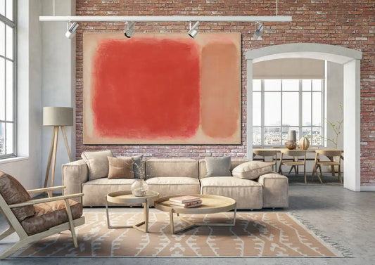 Vibrant Mark Rothko-Inspired Abstract Wall Art