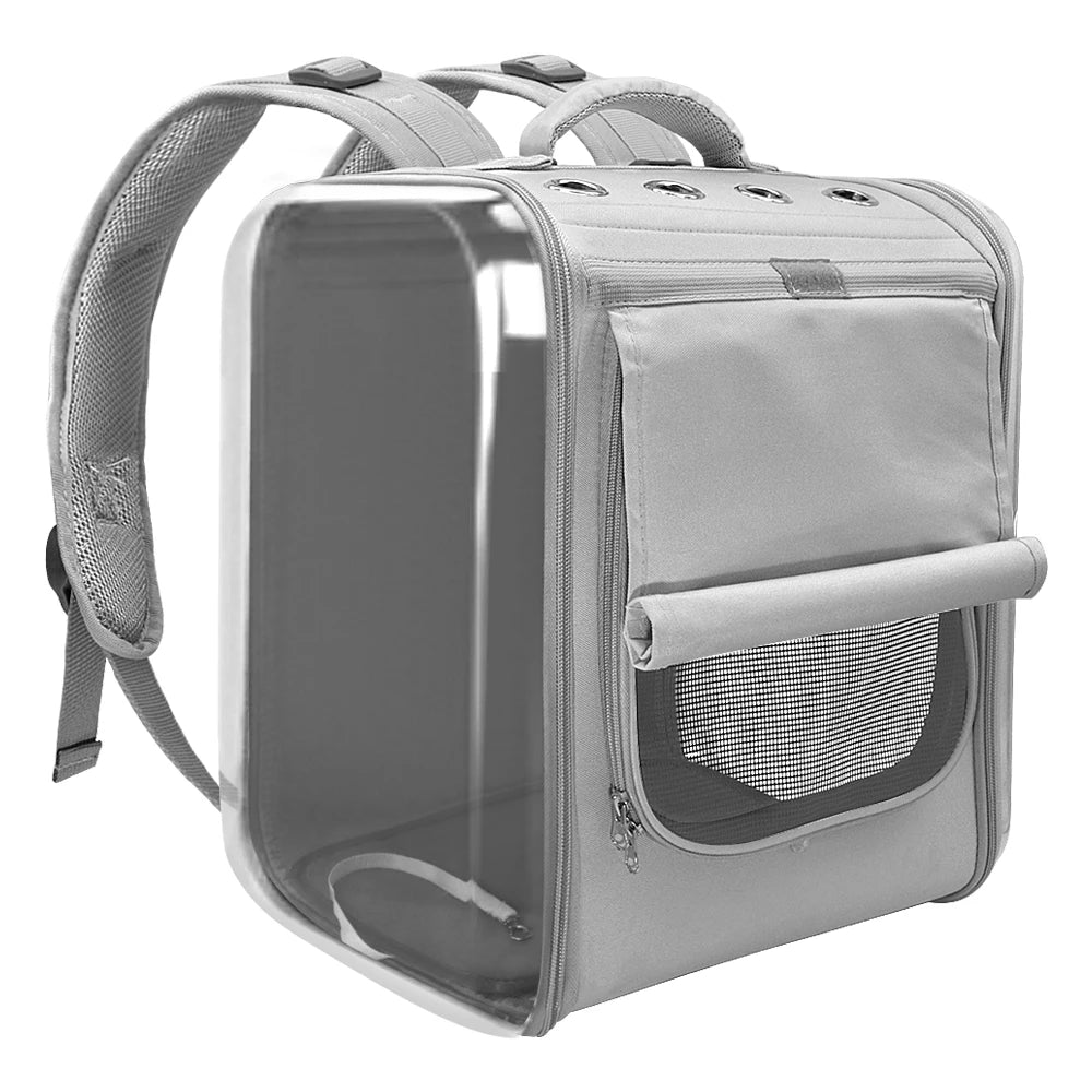 Breathable Pet Carrier Backpack for Dogs & Cats - Portable Outdoor Travel Bag