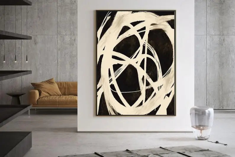 Extra Large Wall Art Minimal Abstract Painting Contemporary Painting