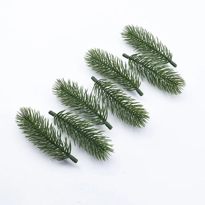 Festive Flair: 10pcs Artificial Pine Tree Garland for Festive DIY Creations