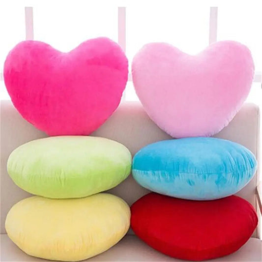 Heart-Shaped Plush Pillow - Cozy Valentine’s Decor & Gift