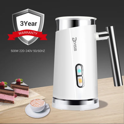 Automatic Milk Frother Electric for Hot & Cold Frothing – Ideal for Latte & Cappuccino