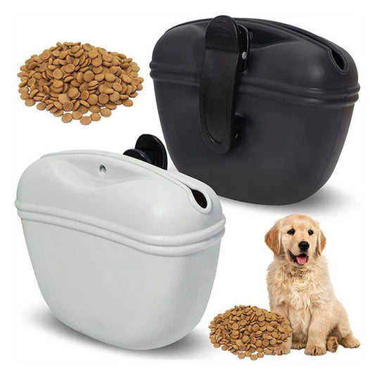 Silicone Dog Treat Bag - Portable Pet Training Waist Bag