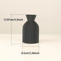 Elegant Black & Beige Plastic Vase - Boho Chic Decorative Centerpiece