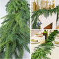 Christmas Garland Ivy Vine, Pine Needles, Cypress, Greenery Plant