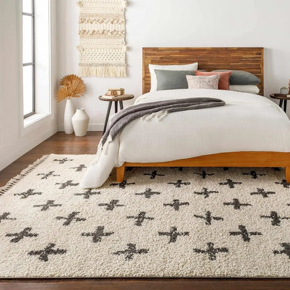 Transform Your Home with the Berber Shag Collection: Alstead Farmhouse Rug