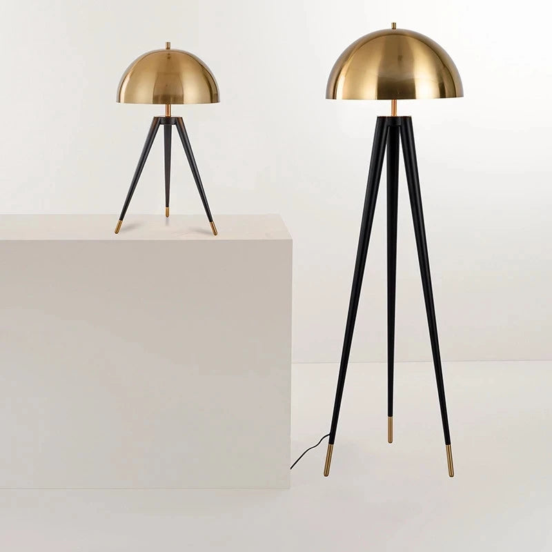 Modern Trident Designer Floor and Table Lamp Set – Sleek, Luxury Lighting for Every Space