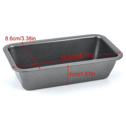 2Pcs Nonstick Carbon Steel Bread Pans for Baking - Loaf Tray Mold