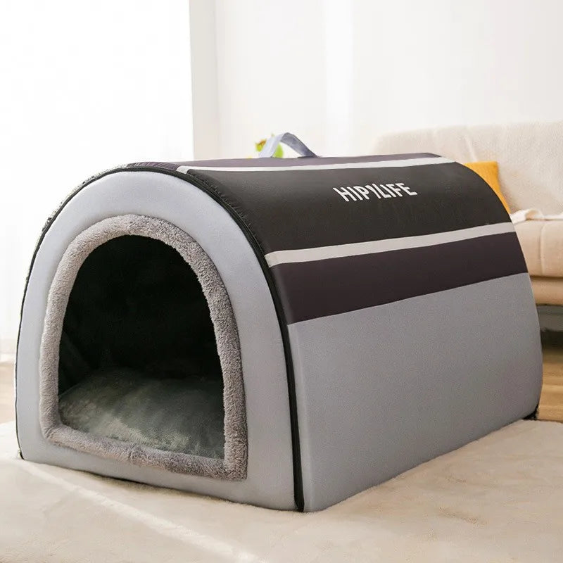 Removable Dog Warm House – Washable Pet Bed for Large and Medium Dogs