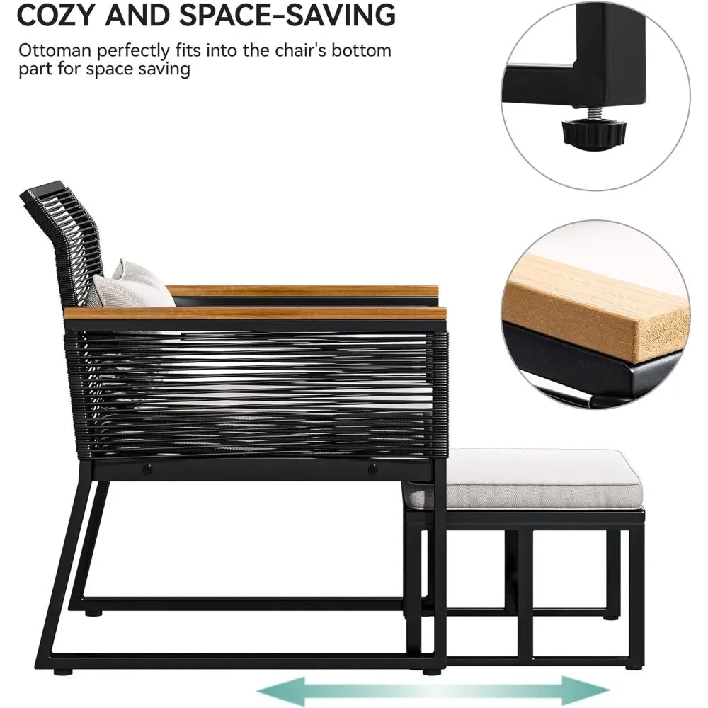 Elevate Your Outdoor Living with the Outdoor Conversation Section Set