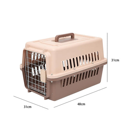 Portable Cat & Dog Travel Carrier – Stylish, Durable, and Convenient