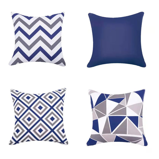 Decorative Geometric Outdoor Throw Pillow Covers