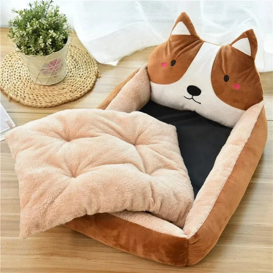 Cartoon Pet Bed – Stylish Comfort for Your Furry Friend