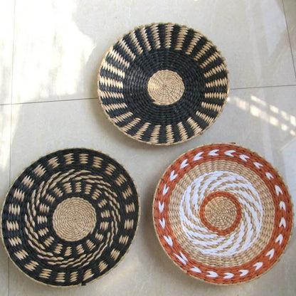 Handwoven Moroccan Wall Hanging Plates