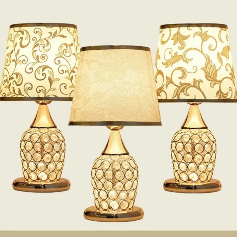 Elevate Your Décor with the European-Style Crystal Table Lamp