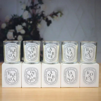 Indulge in Tranquility: Romantic Transparent Scented Candle