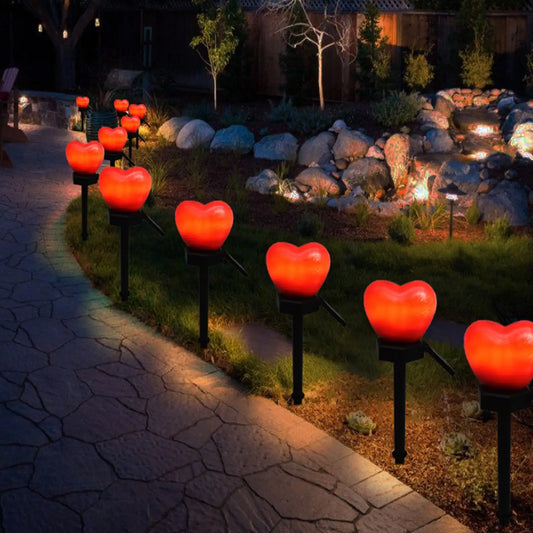 Heart-shaped LED Solar Garden Lights