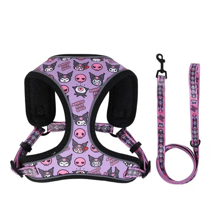 Sanrio Anime Pet Leash - Hello Kitty, Kuromi, & My Melody