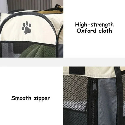 Portable & Foldable Pet Tent Kennel – Spacious, Durable, and Versatile Shelter for Your Furry Friends