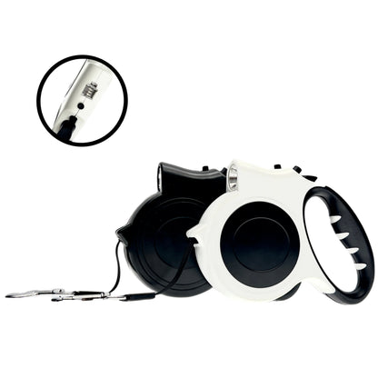 Adjustable 16 ft Illuminated Retractable Dog Leash