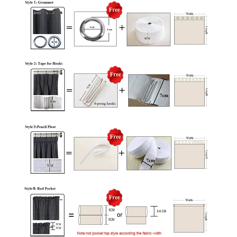 Hollow Out Embroidered Window Screen Curtains