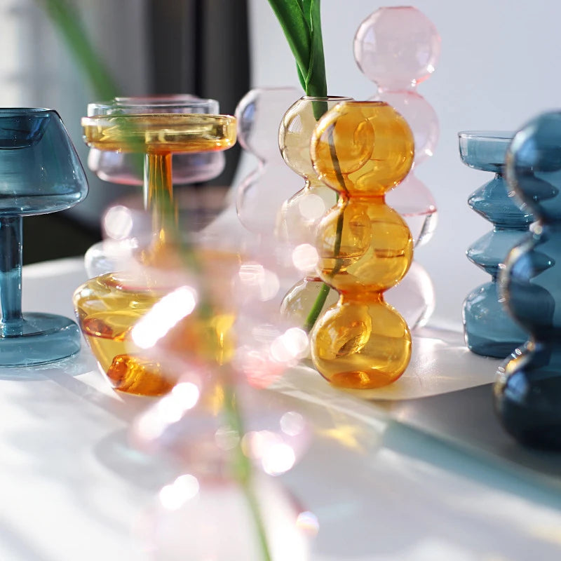 Bubble Glass Vase – A Playful Touch of Elegance for Your Home