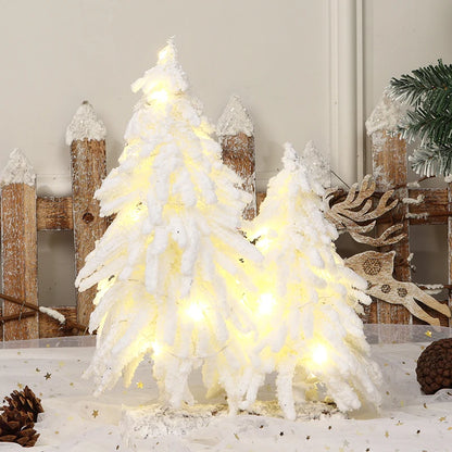 Nordic White Pine - Festive Flocked Decor