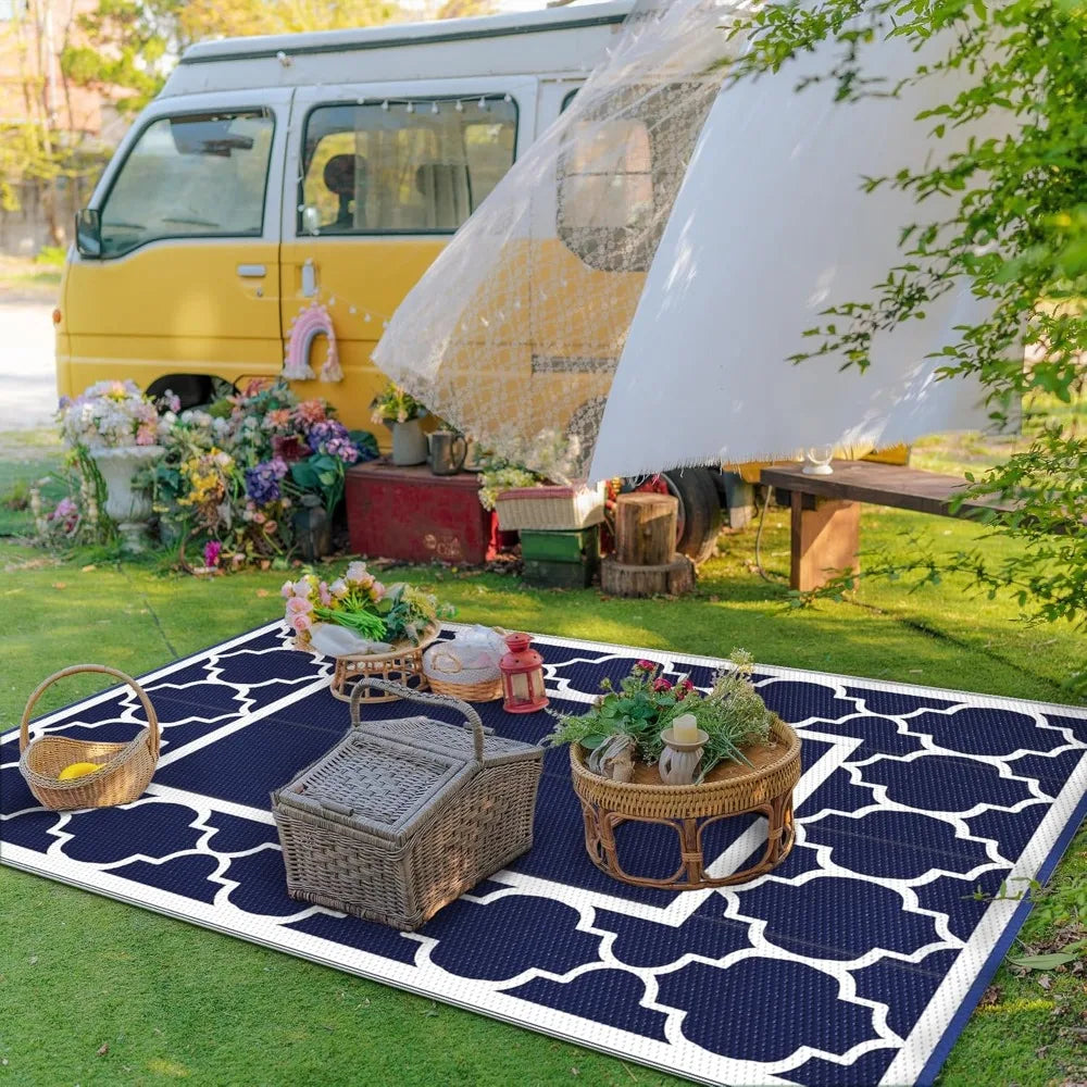 Camper's Oasis Outdoor 8x10 Waterproof Foldable Rug