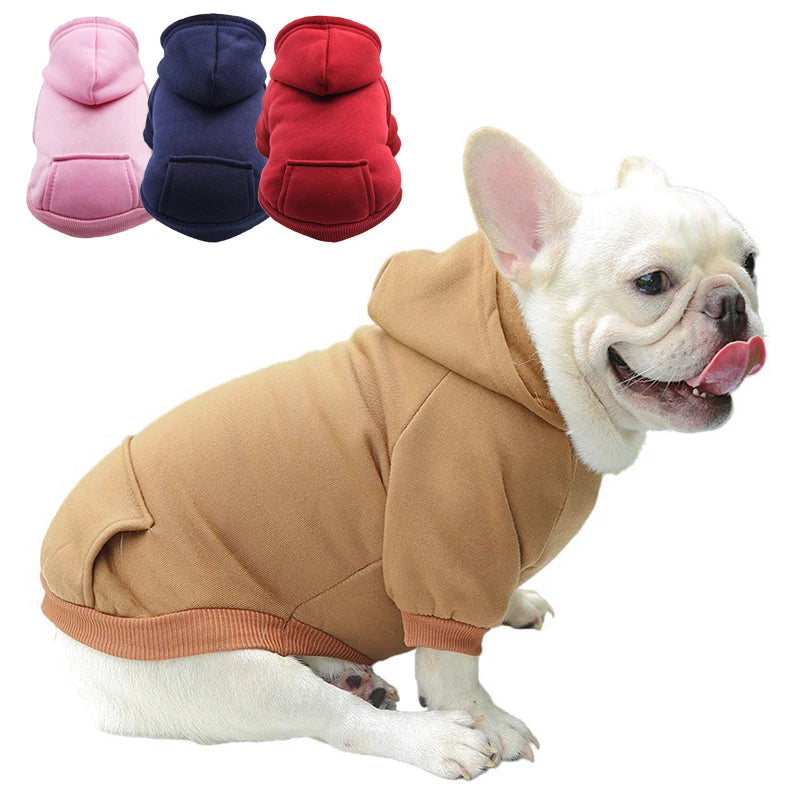 Winter Warm Dog Hoodie - Cozy Coat from Extra-Small to Extra-Large