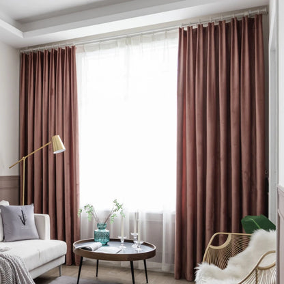 Stylish European Luxury Velvet Blackout Curtains