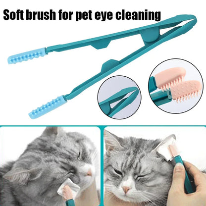 Pet Eye Cleaning Brush for Cats & Dogs - Tear Stain Remover Grooming Comb