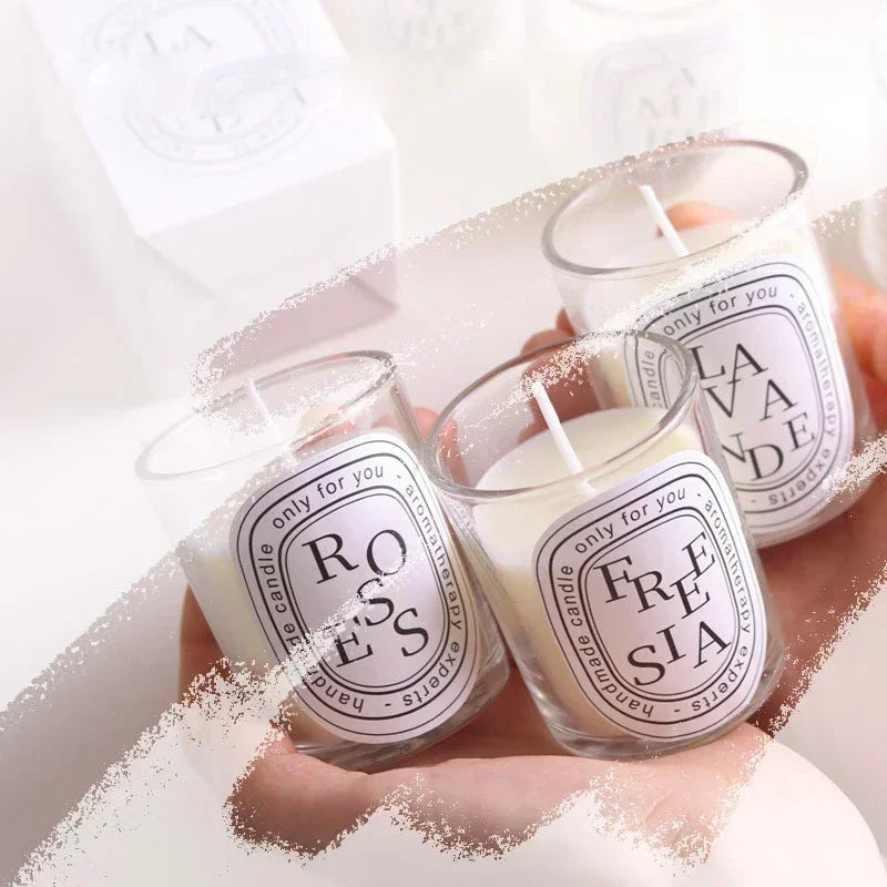 Indulge in Tranquility: Romantic Transparent Scented Candle