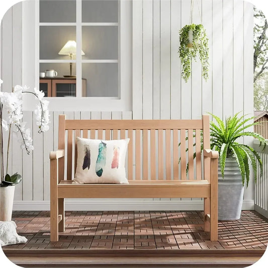 Enhance Your Outdoor Space with the Poly Lumber 2-Person Garden Bench