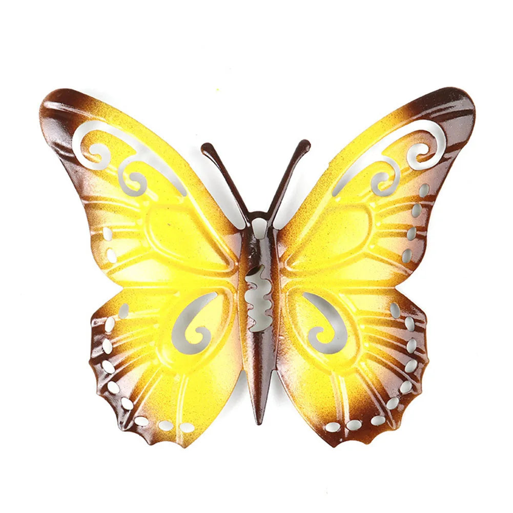 Beautiful Butterfly Outdoor Iron Art Wall Decorations