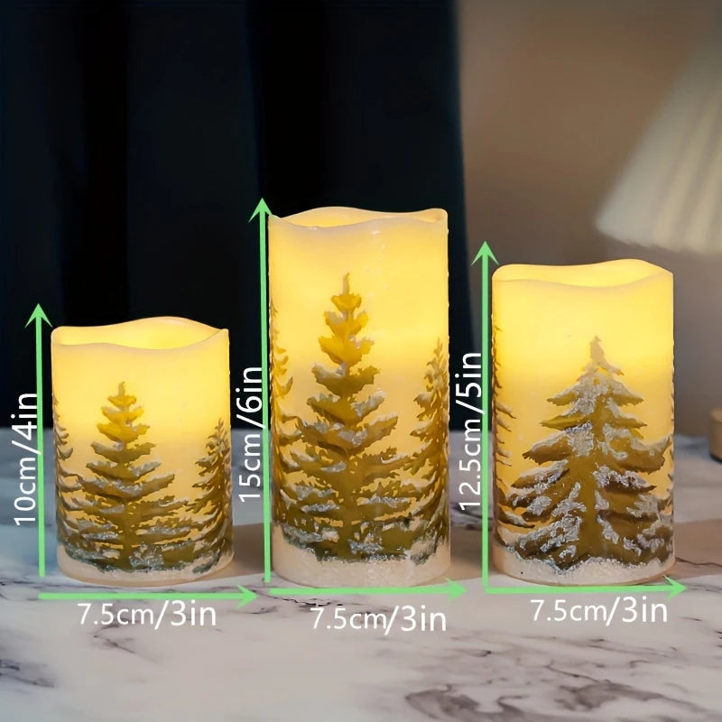 Christmas Tree LED Candle Light | Holiday Decoration & Gift Ornament