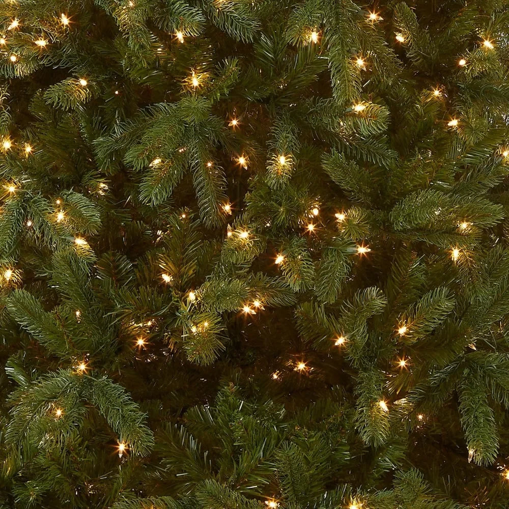 Foot Artificial Christmas Tree - Down swept Douglas Fir with 1000 White Lights