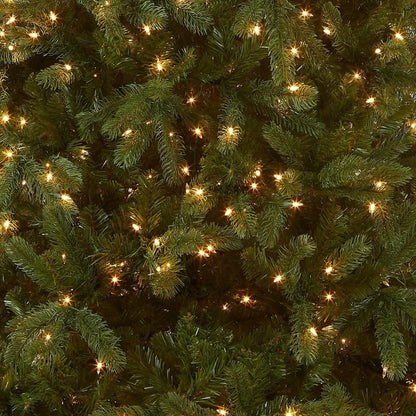 Foot Artificial Christmas Tree - Down swept Douglas Fir with 1000 White Lights