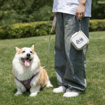 Madden Portable Double-Decker Dog & Cat Travel Bowl