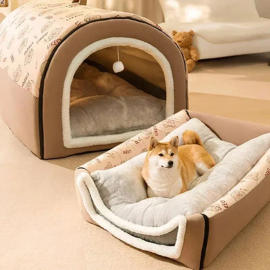 Big Dog Kennel – The Ultimate Cozy Winter Retreat for Your Pet