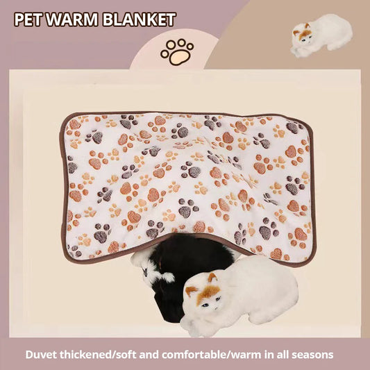 40x60cm Winter Warm Pet Blanket – Cozy Comfort for Your Furry Friend