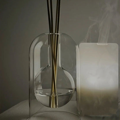 Aromatherapy Glass Reed Diffuser Essential Oil