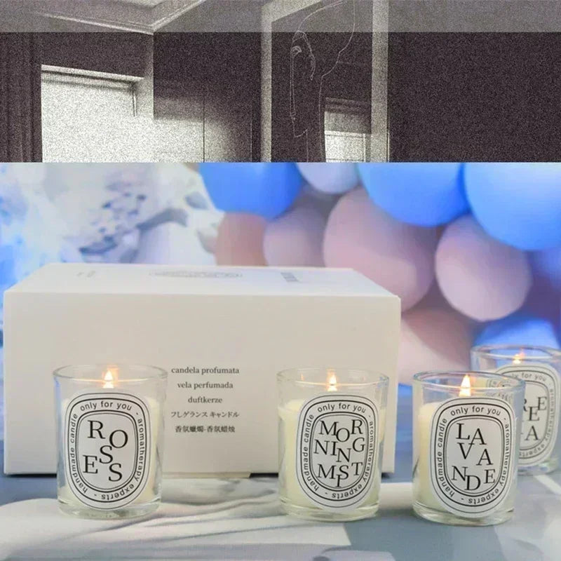 Indulge in Tranquility: Romantic Transparent Scented Candle