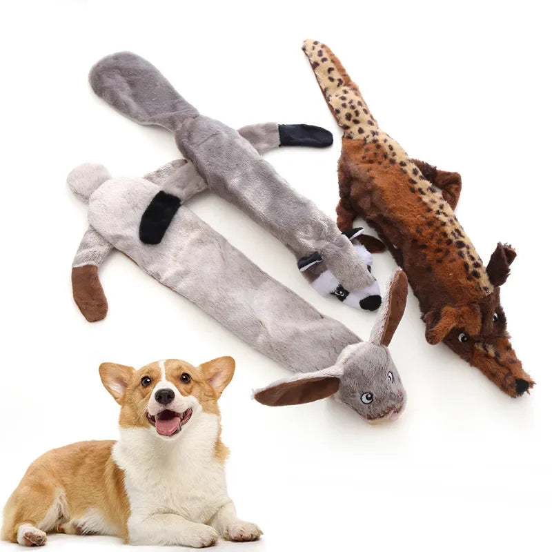 Plush Squeaky Pet Toys: Whimsical Fun for Dogs of All Sizes!