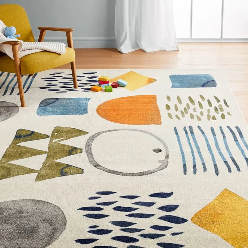 Playful Plush Carpet - Fun & Cozy Area Rug