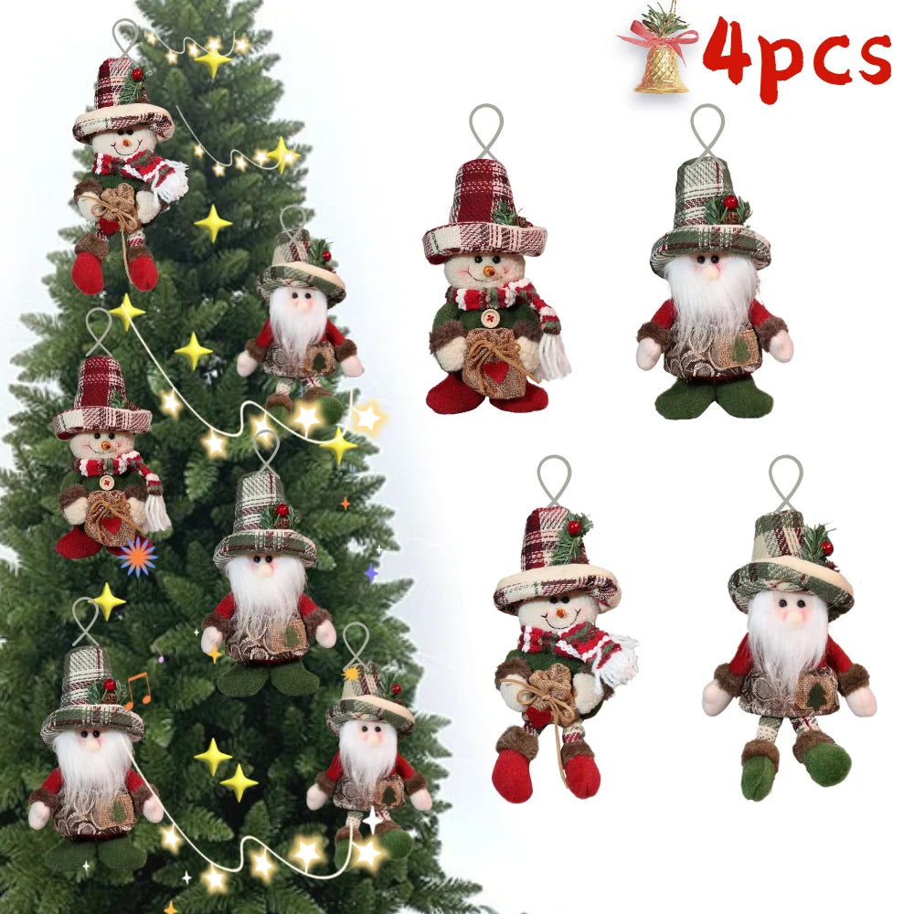 Christmas Tree Hanging Doll Christmas Ornaments