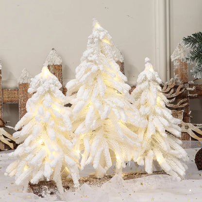 Nordic White Pine - Festive Flocked Decor