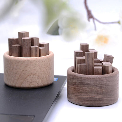 Diffuser Essential Oil Wood Scent Diffuser – Unique Wood Art Fireless Aroma Diffuser